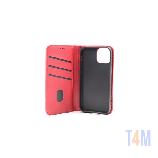 LEATHER FLIP COVER WITH INTERNAL POCKET FOR APPLE IPHONE 12 MINI